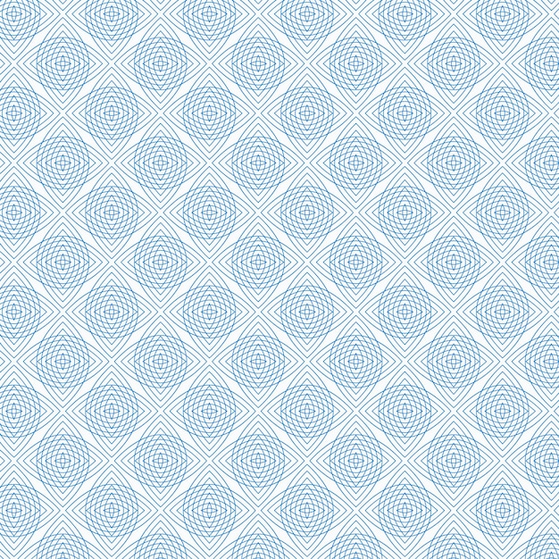 Blue Abstract Line Pattern on White Background vector