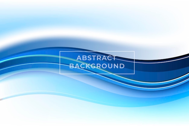 Blue Abstract Modern Background Design Template