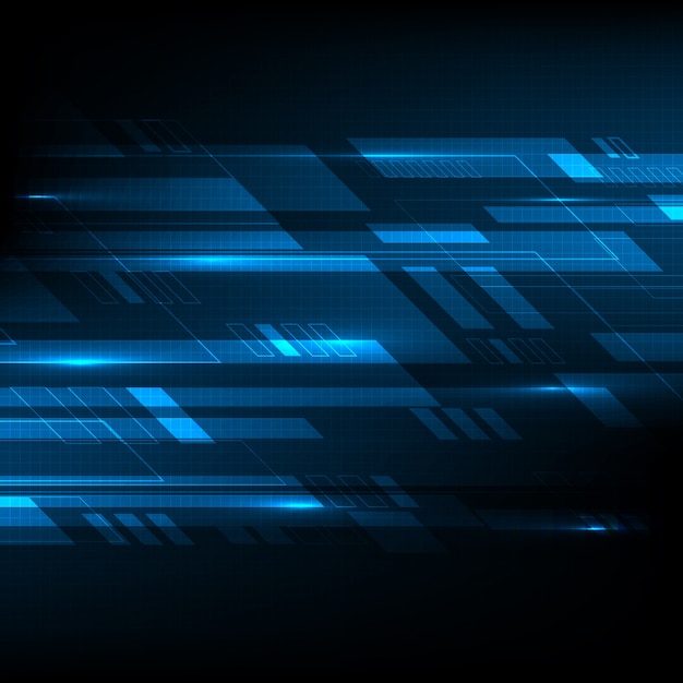 Blue Abstract Technology