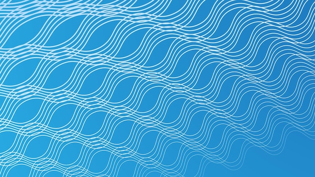 blue abstract with seamless zig zag line pattern background