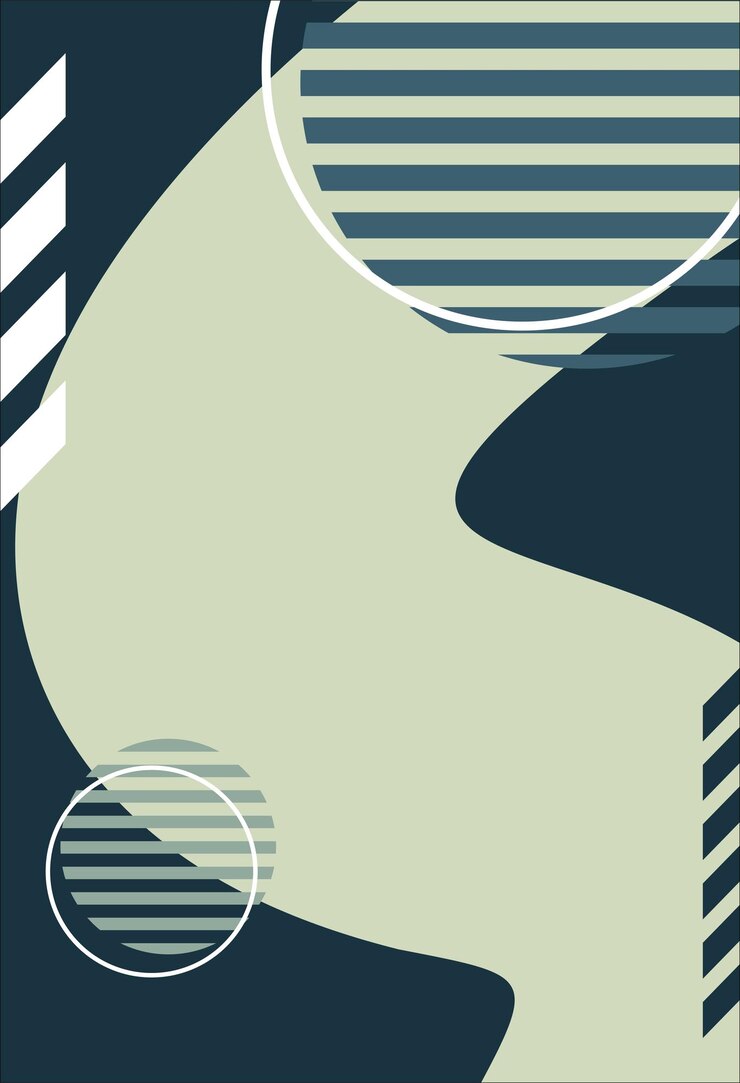 blue and green abstract