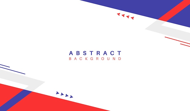 blue and red abstract geometric background vector illustration