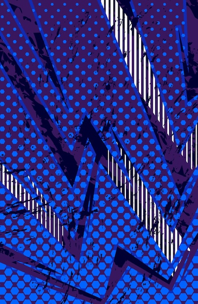 blue and white abstract background with grunge texture halftone modern design illustration template