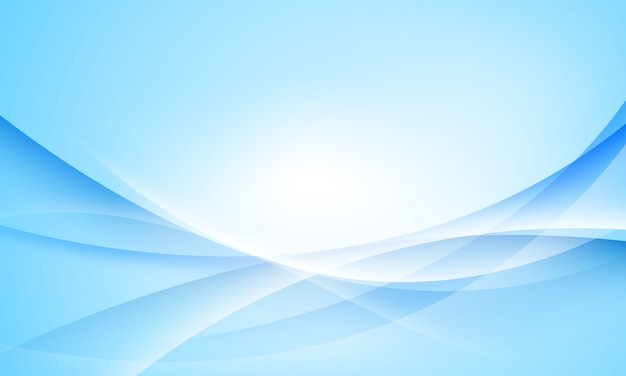 Blue and white abstract background with wave abstract for poster - banner