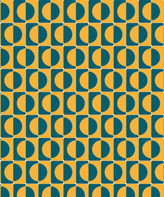 Blue and yellow pattern