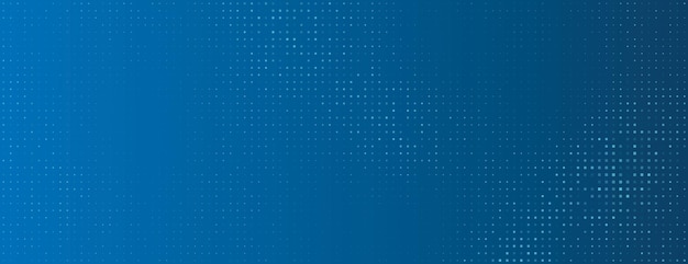 blue background with a gradient of small dots vector background