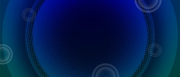 blue circle halftone abstract vector background