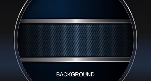 Blue composition with a gradient oval curtains with a border