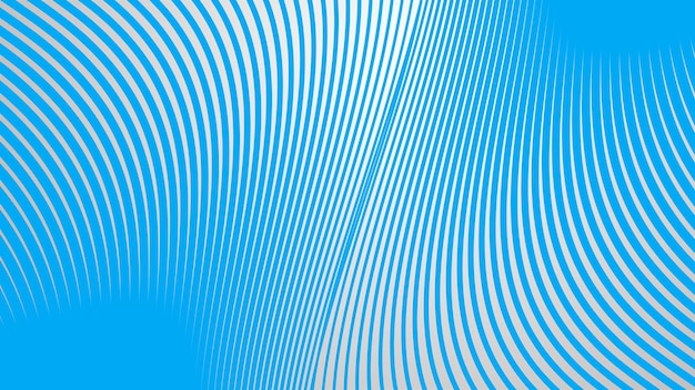 blue curve line abstract background vector image
