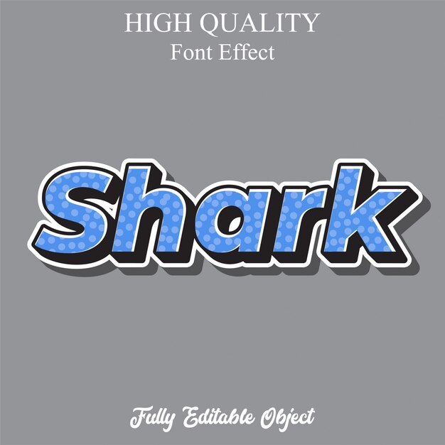 blue dot text style editable font effect