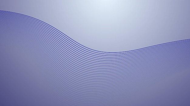 Blue dynamic curve line abstract background vector image