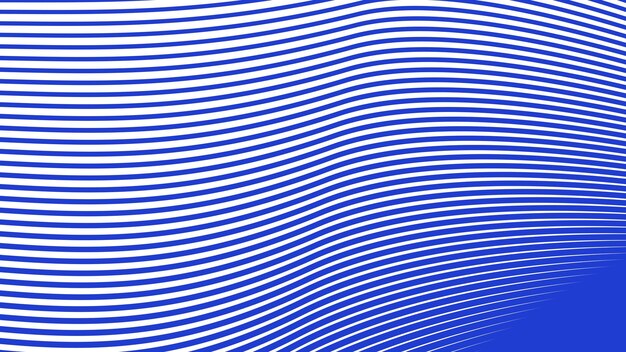 Blue dynamic curve line abstract background vector image