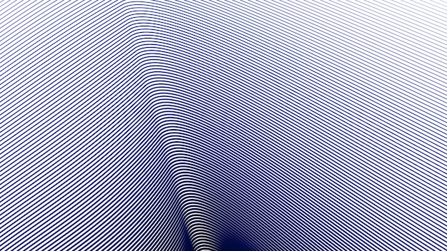 Blue dynamic curve line abstract background vector image