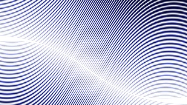 Blue dynamic curve line abstract background vector image