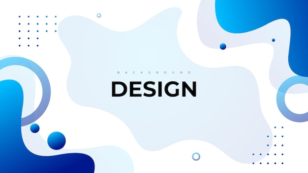 blue geometric background with fluid shapes great for banner presentation poster web cover etc