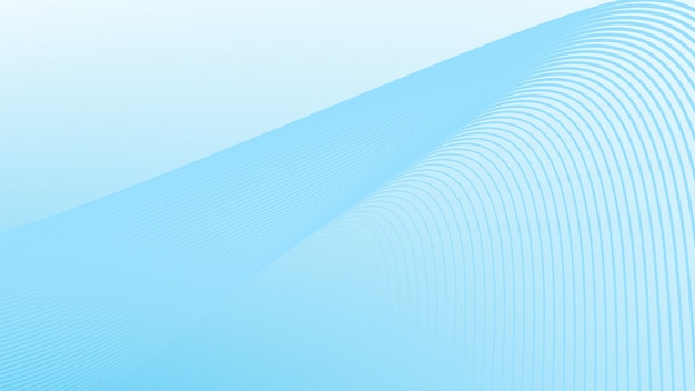 Blue gradient abstract background with curve line