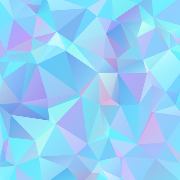 Blue gradient abstract triangle background.