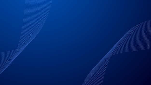 blue gradient background wallpaper with curve line for backdrop or presentation