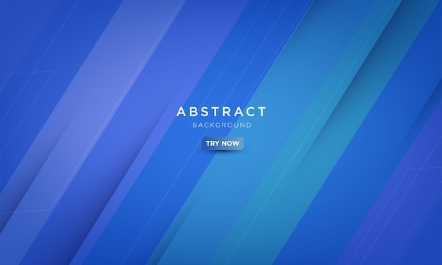 Blue gradient background with creative overlap square shape