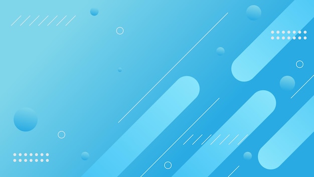 Blue gradient geometric line shape background
