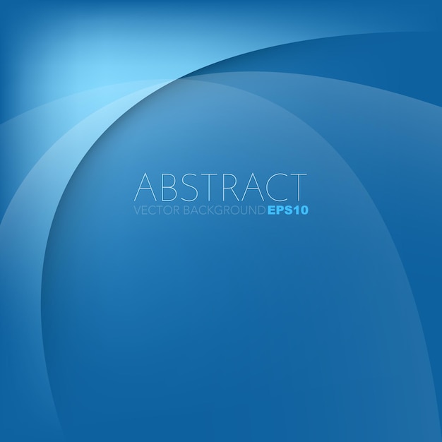 Blue graphic vector curve line overlap background for text and message design