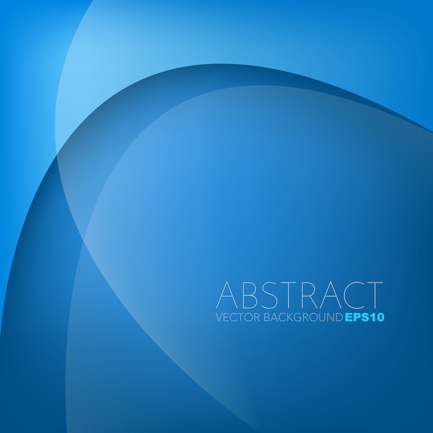 Blue graphic vector curve line overlap background for text and message design