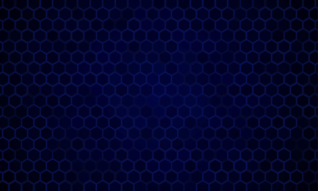 blue hexagon background