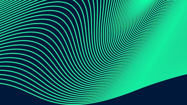 blue light curve lines abstract background vector image