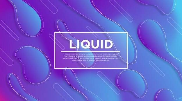 blue liquid abstract background vector. fluid vector background