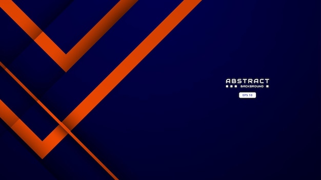 Blue orange background with abstract square shape and scratches effect
