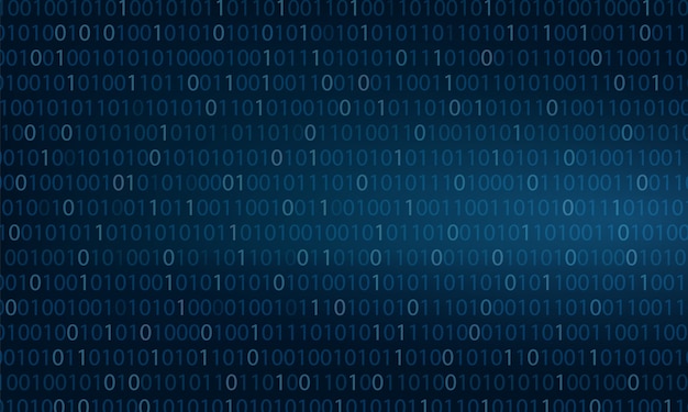 blue Shield Security Binary Blue background