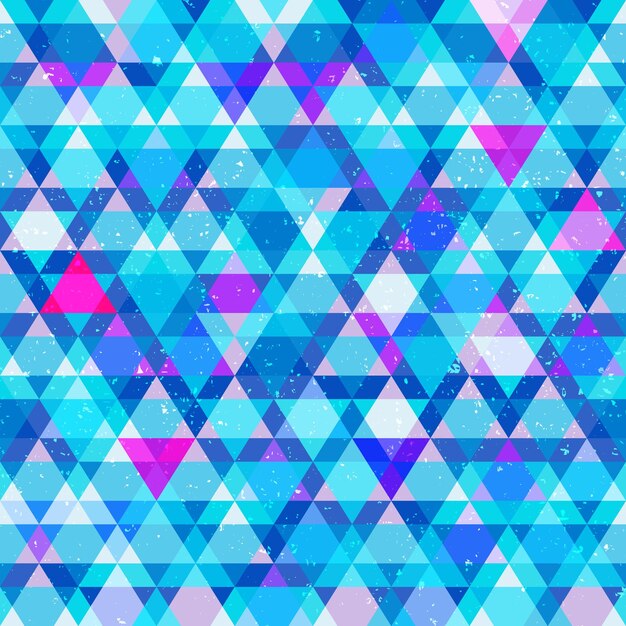 Blue triangle seamless pattern eps 10 vector file