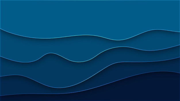 blue wave background