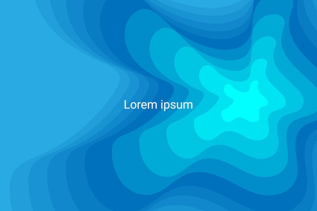 Blue wave line pattern abstract background Technology Vector illustration