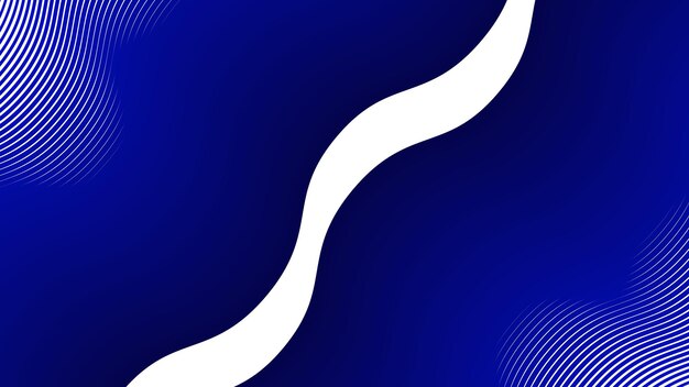Blue wave stripes line abstract background