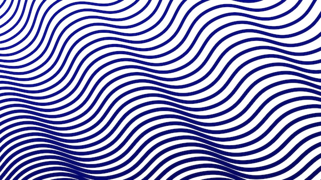 Blue wave stripes line abstract background
