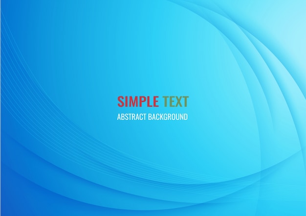 Blue wavy abstract background design cruve stye