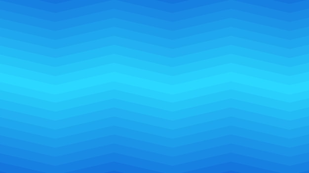 Blue zig zag background with gradient for backdrop or presentation