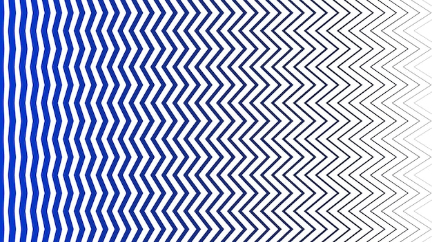 Blue Zig Zag Line Seamless Pattern Vector Background for Modern Design and Decoration