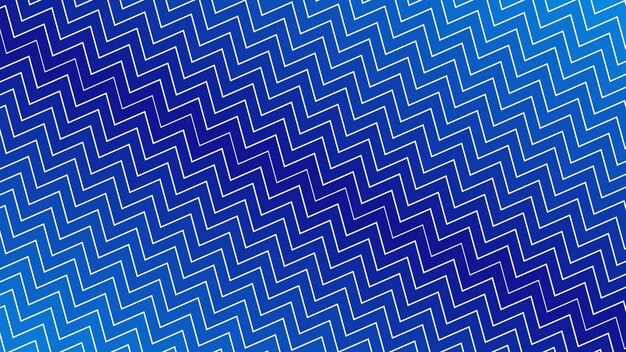 Blue zig zag pattern background vector image for backdrop or fabric style
