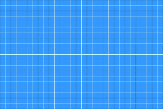 Blueprint grid sheet background Checkered blank page layout for school or college notebook office