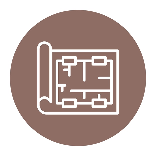 blueprint roll icon vector image can be used for engineer in mechanics