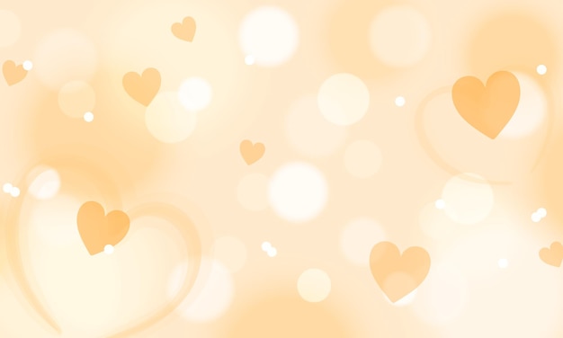 Blurred valentines day background design
