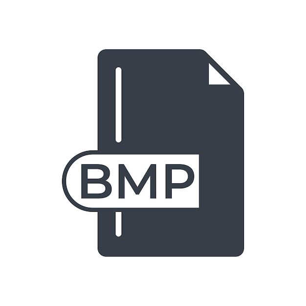 BMP File Format Icon Bitmap image file extension filled icon