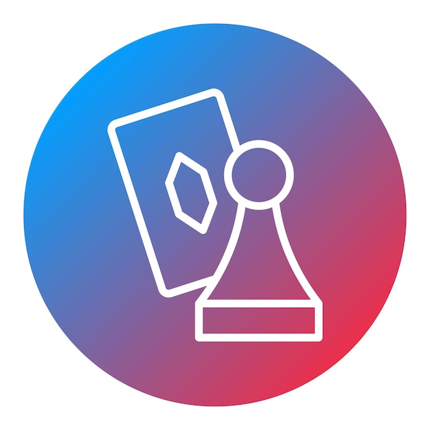 board game icon vector image can be used for game design