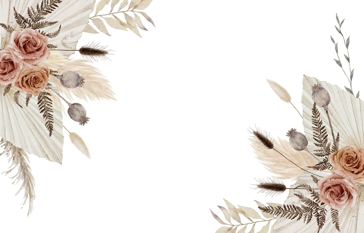 Vektor bohemian rustic fall background design