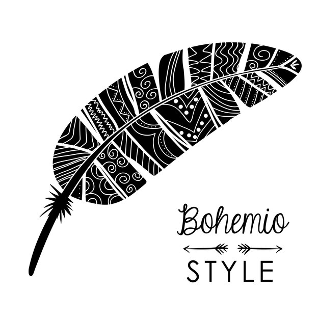 Bohemio concept with icon design