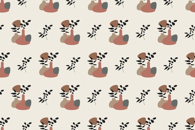 boho seamless pattern background vector