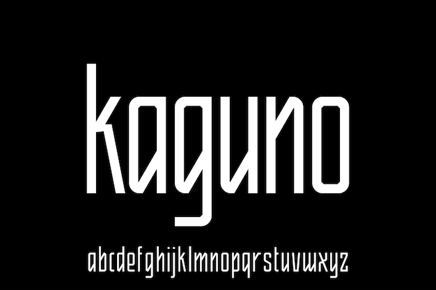 bold condensed font for poster and head line