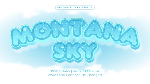 Bold Text effect style design with blue combination colors Vector Text Effect